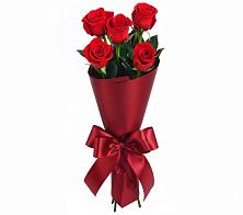 Букет 5 Красных роз Эдлесс Лав в Рахье