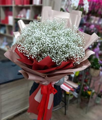 Букет цветов из: Гипсофила в Рахье