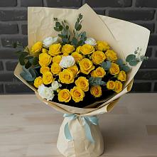 Букет цветов из:  Розы #REPLACE_PRED# Рахье