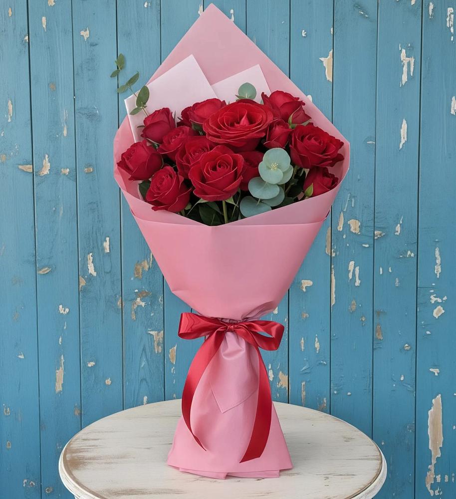 Букет цветов из: Розы в Рахье