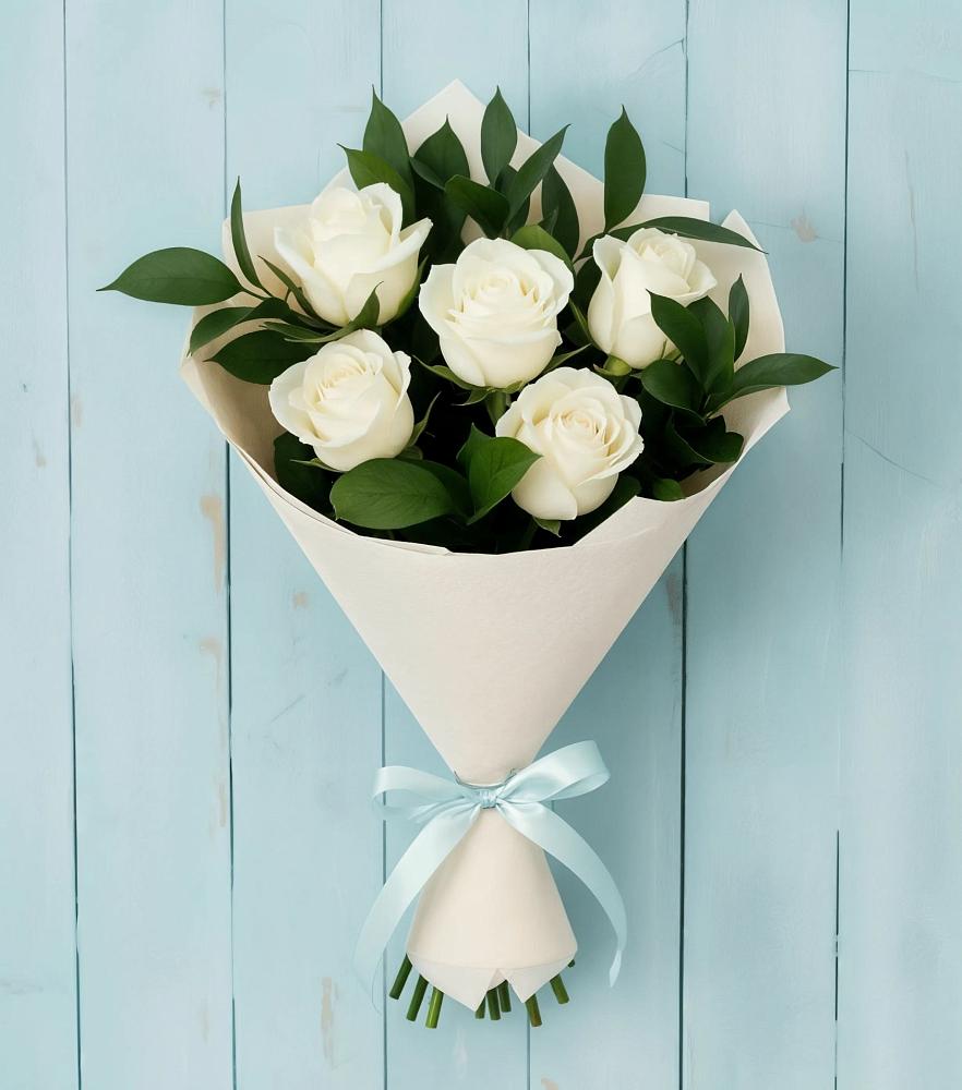 Букет цветов из: Розы в Рахье