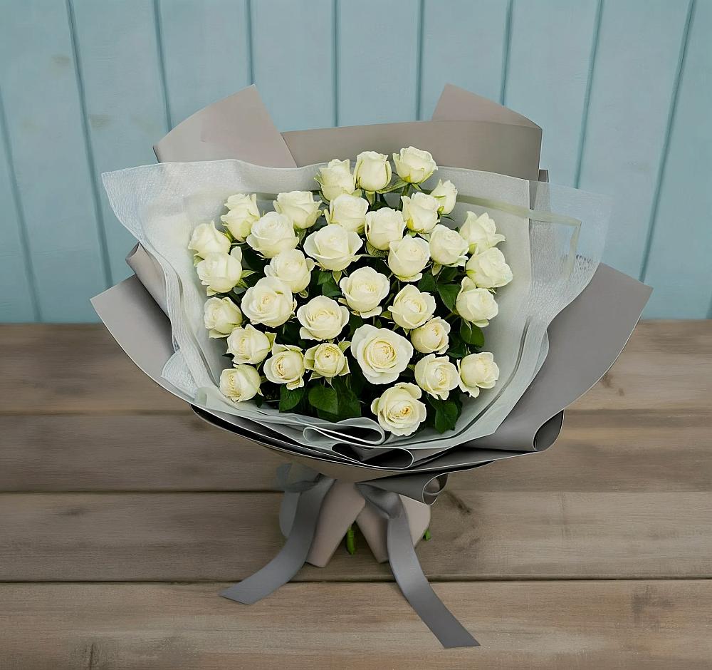 Букет Белоснежная нежность в Рахье