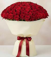 Букет 101 Красная роза Милано #REPLACE_PRED# Рахье