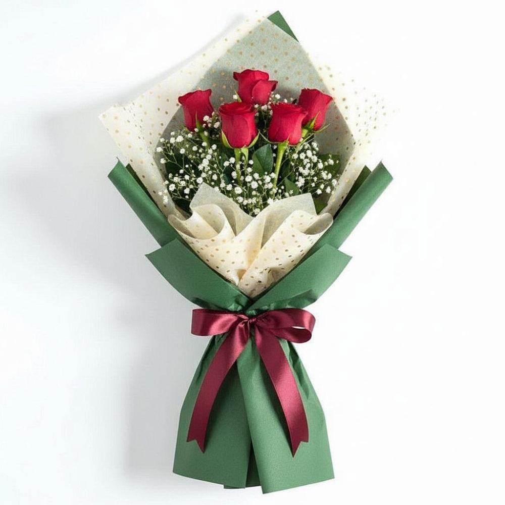 Букет цветов из: Розы в Рахье