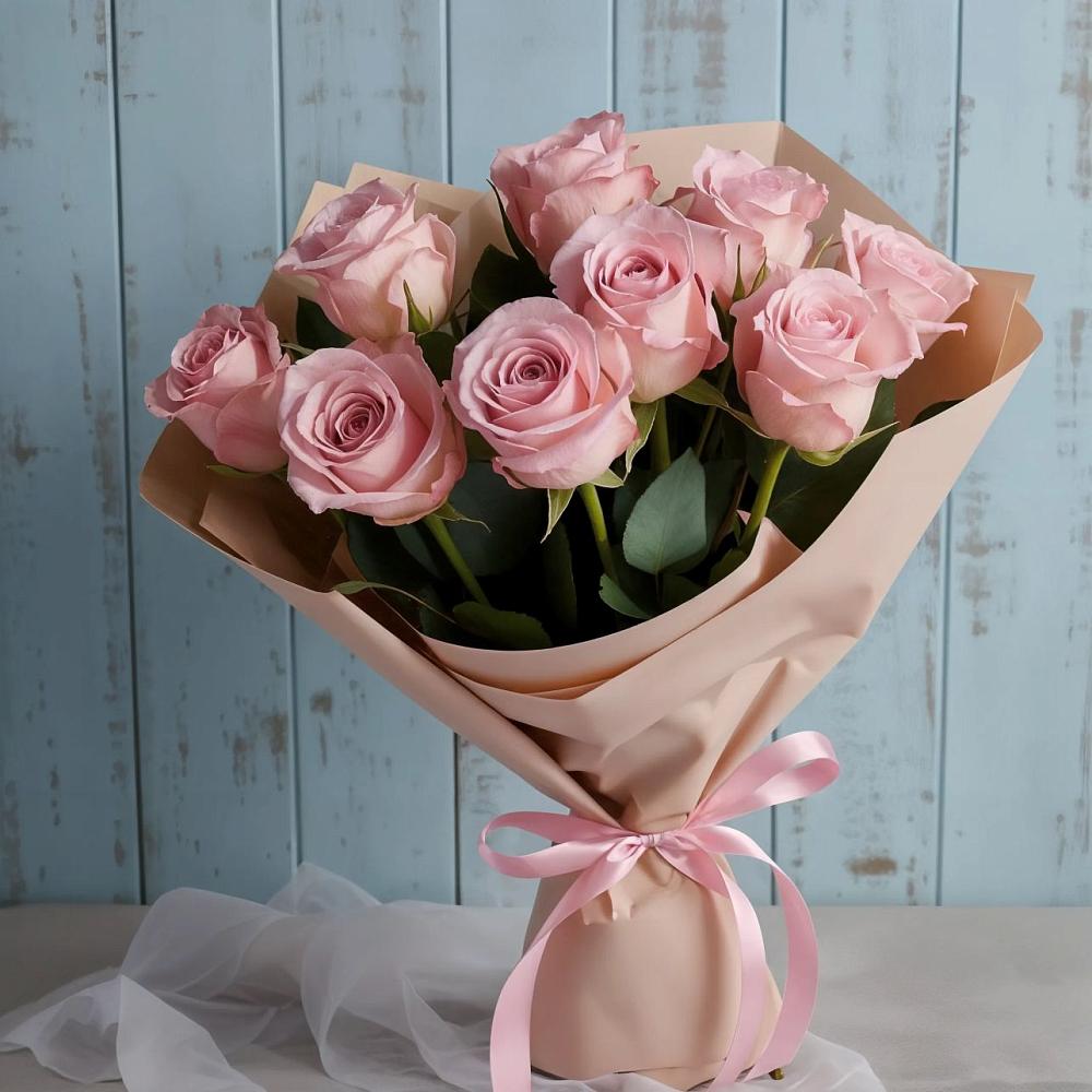 Букет цветов из: Розы в Рахье