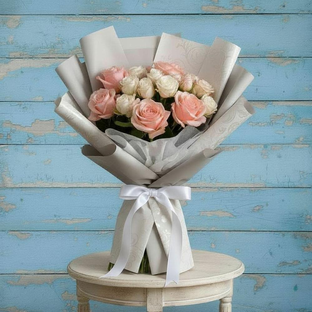 Букет цветов из: Розы в Рахье