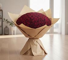 Букет 101 Красная роза в Рахье