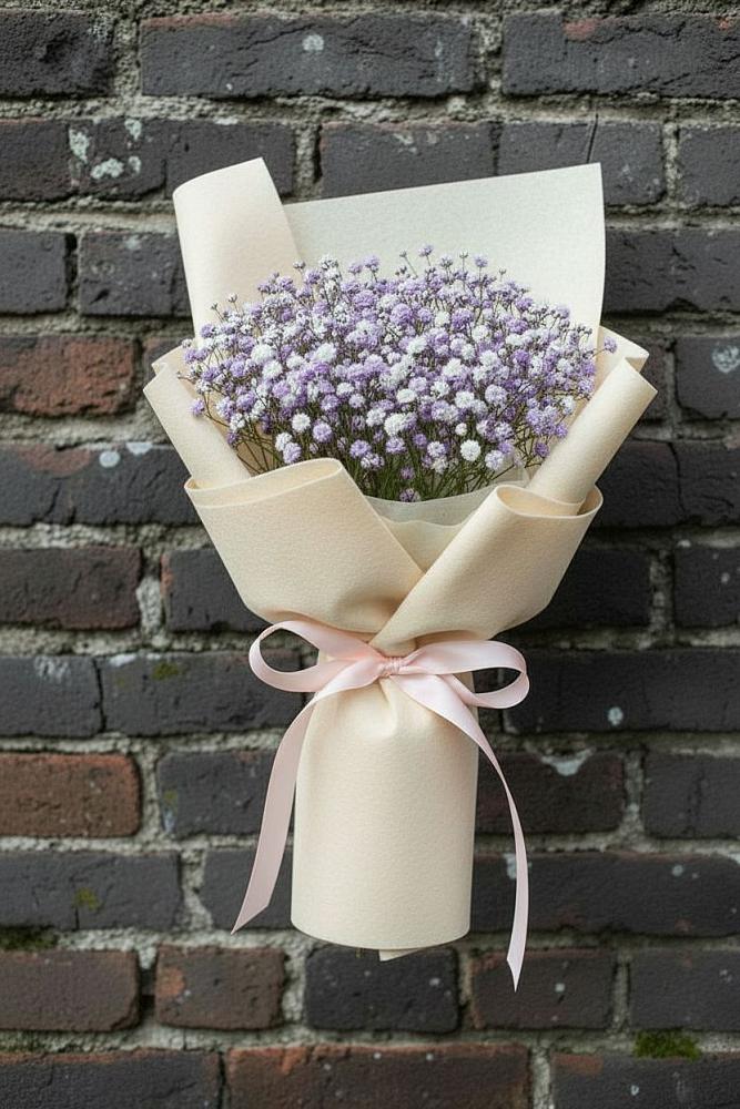 Букет цветов из: Гипсофила в Рахье