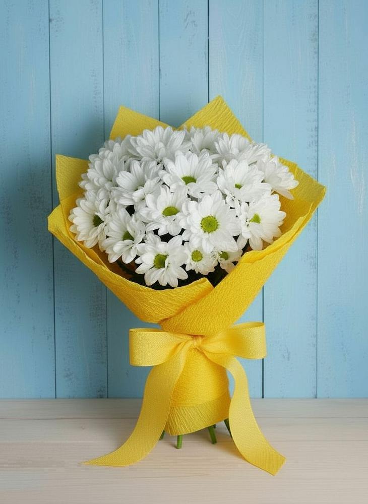 Букет цветов из: Хризантемы в Рахье