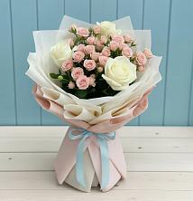 Букет цветов из:  Розы в Рахье
