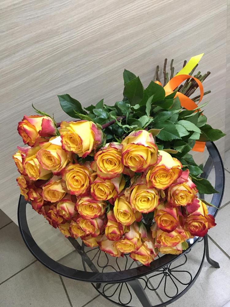 Букет Желтые розы в Рахье