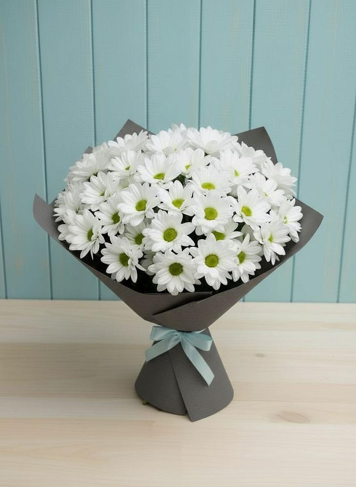 Букет цветов из: Хризантемы в Рахье