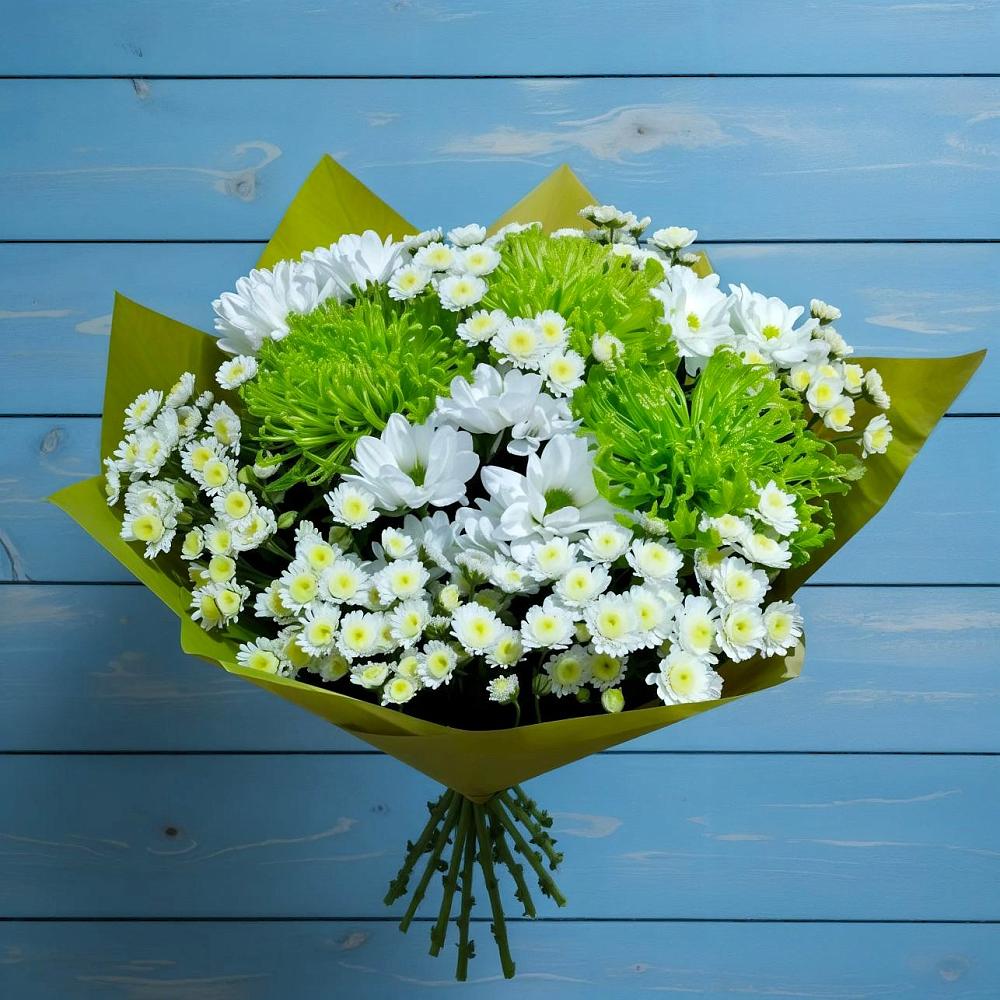 Букет цветов из: Хризантемы в Рахье
