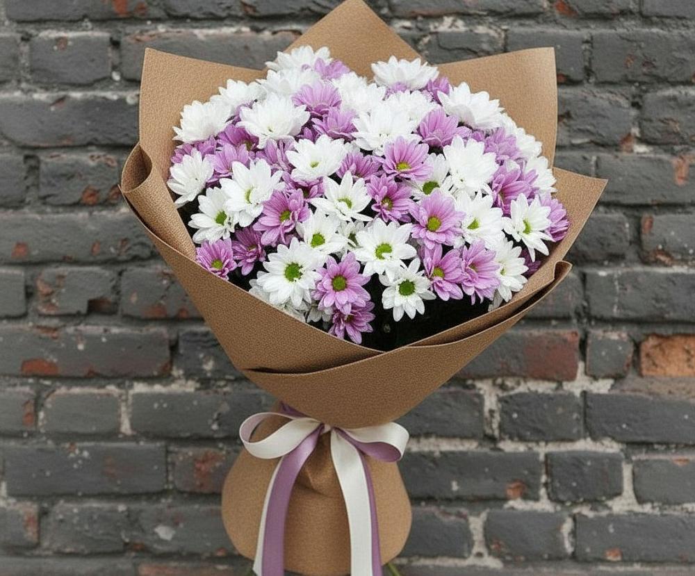 Букет цветов из: Хризантемы в Рахье