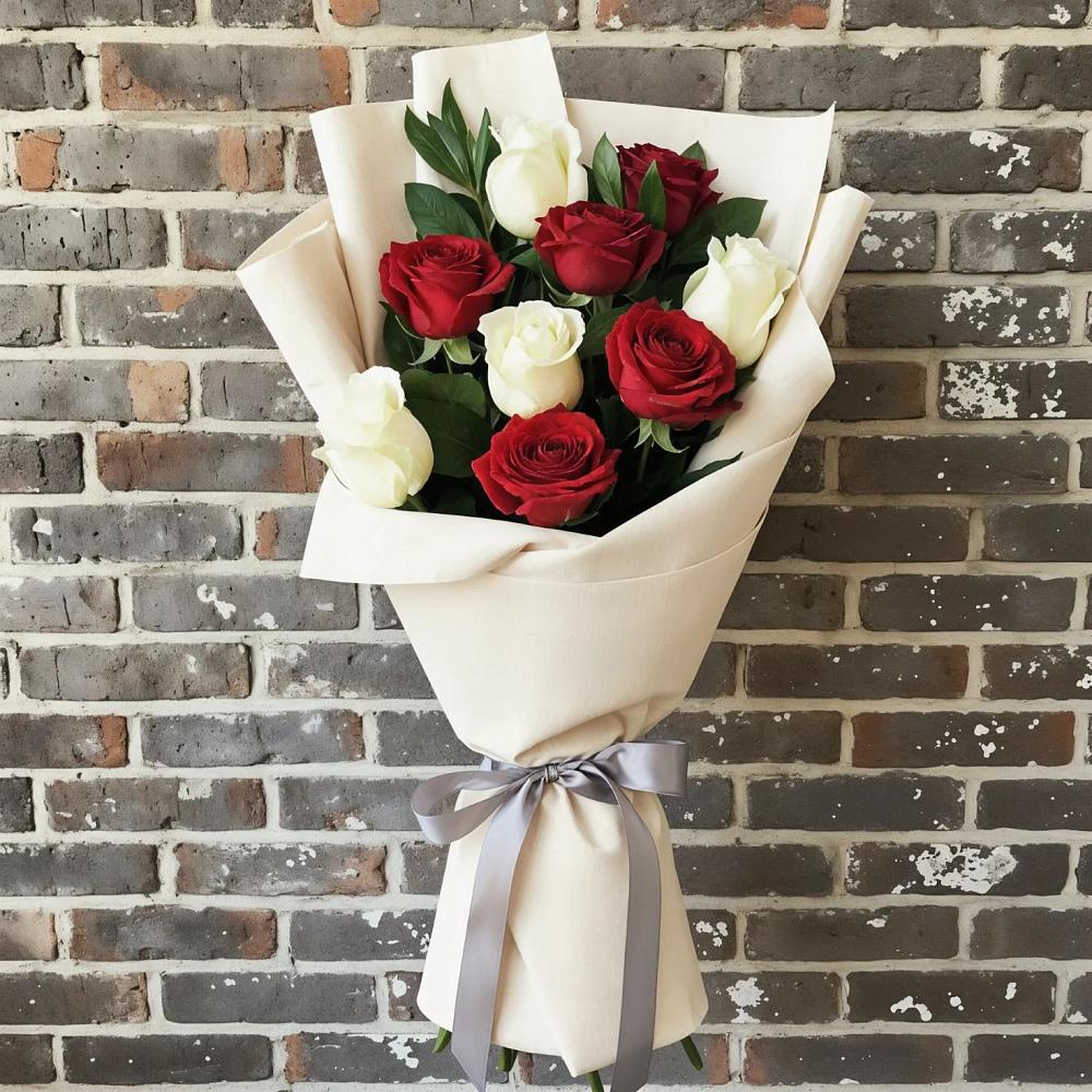 Букет цветов из: Розы в Рахье