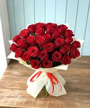 Букет 29 Красных роз в Рахье