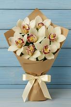 Букет цветов из:  Орхидеи и Розы в Рахье